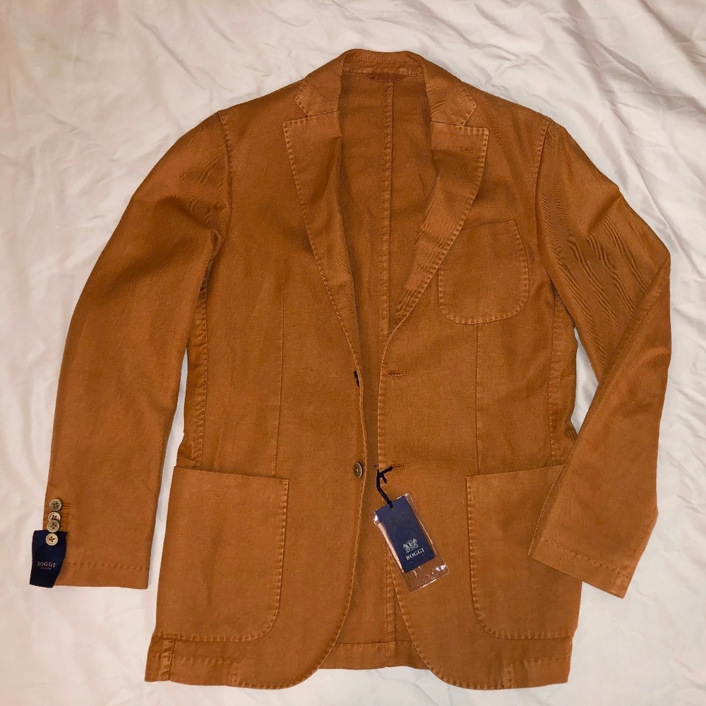 NWT Orange Boggi Blazer